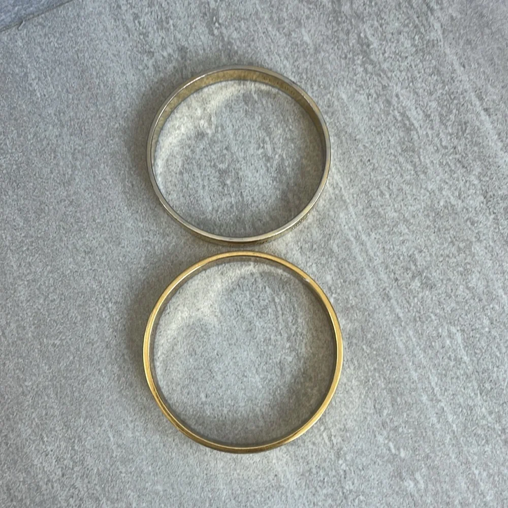 Two Kate Spade Gold Bangles ♠️ - Picture 3 of 4